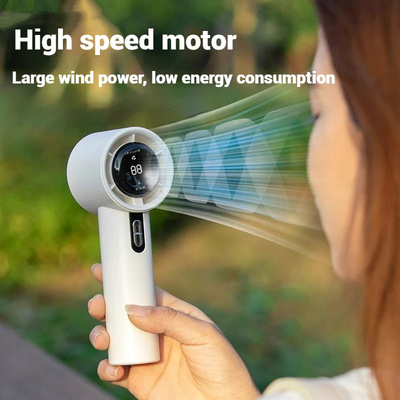 TikTok Viral Mini Turbo Fan – Portable & Rechargeable