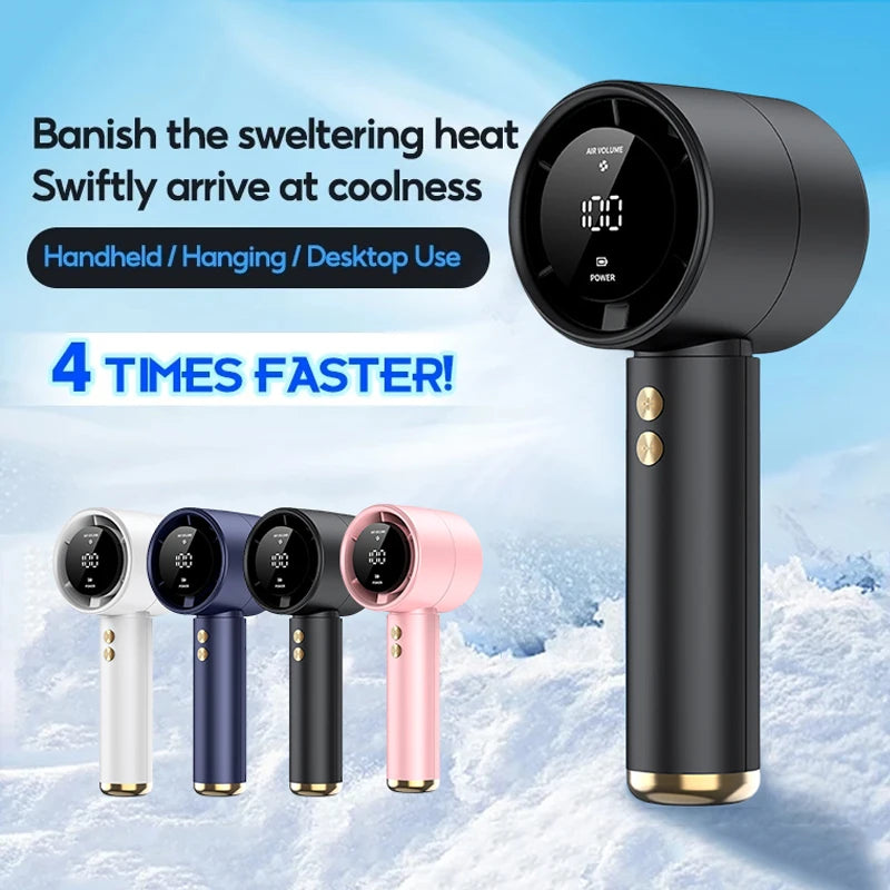 TikTok Viral Mini Turbo Fan – Portable & Rechargeable