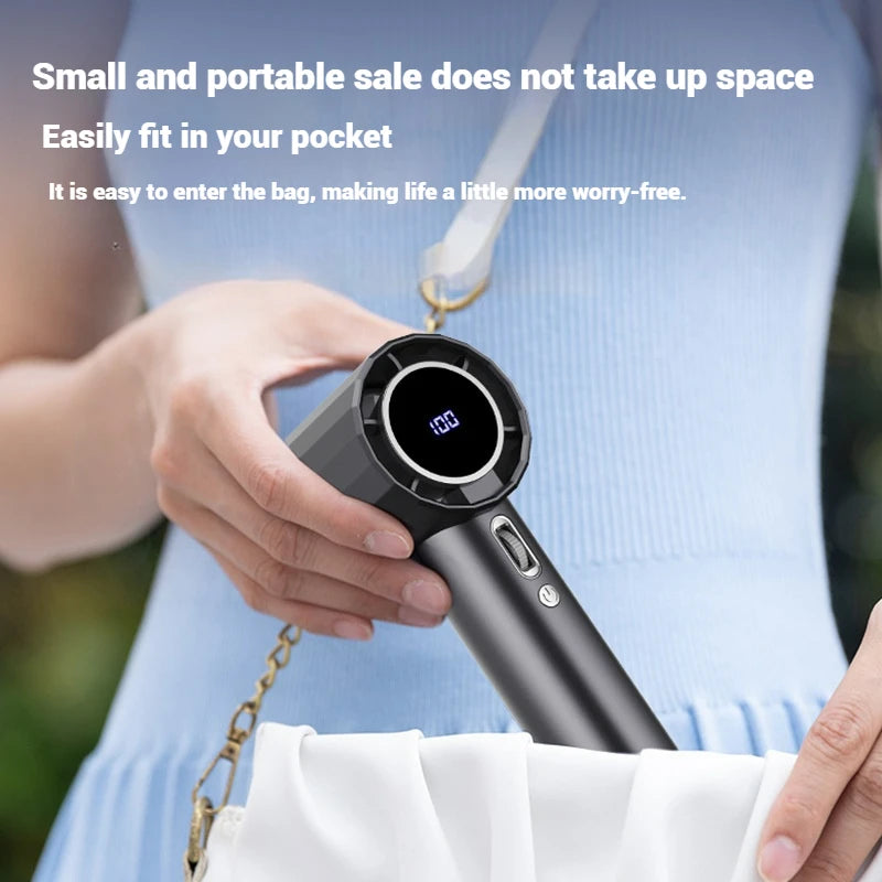 TikTok Viral Mini Turbo Fan – Portable & Rechargeable