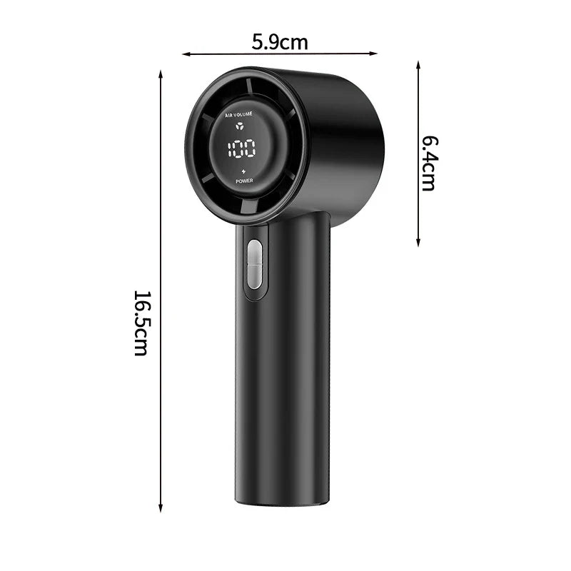 TikTok Viral Mini Turbo Fan – Portable & Rechargeable
