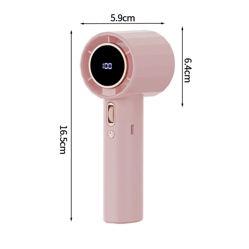 TikTok Viral Mini Turbo Fan – Portable & Rechargeable