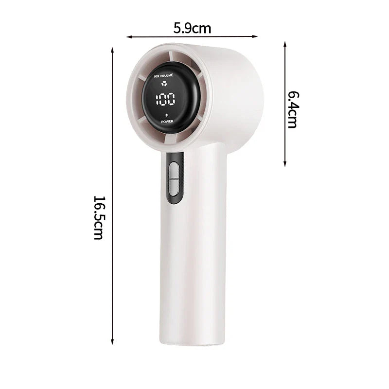 TikTok Viral Mini Turbo Fan – Portable & Rechargeable