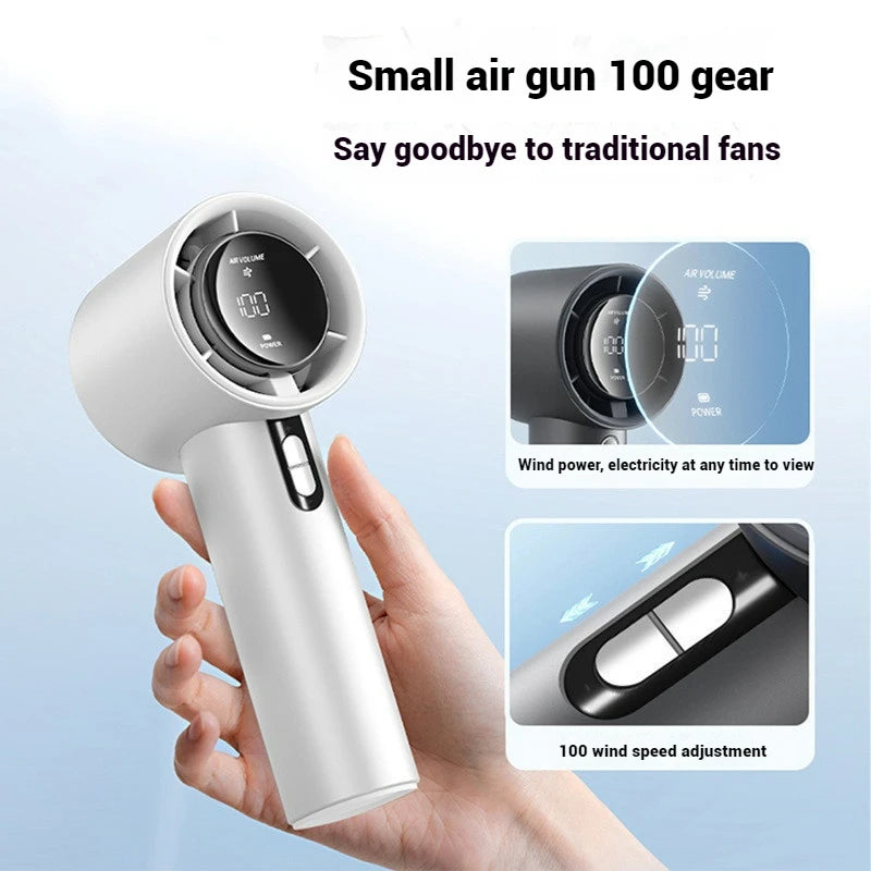 TikTok Viral Mini Turbo Fan – Portable & Rechargeable